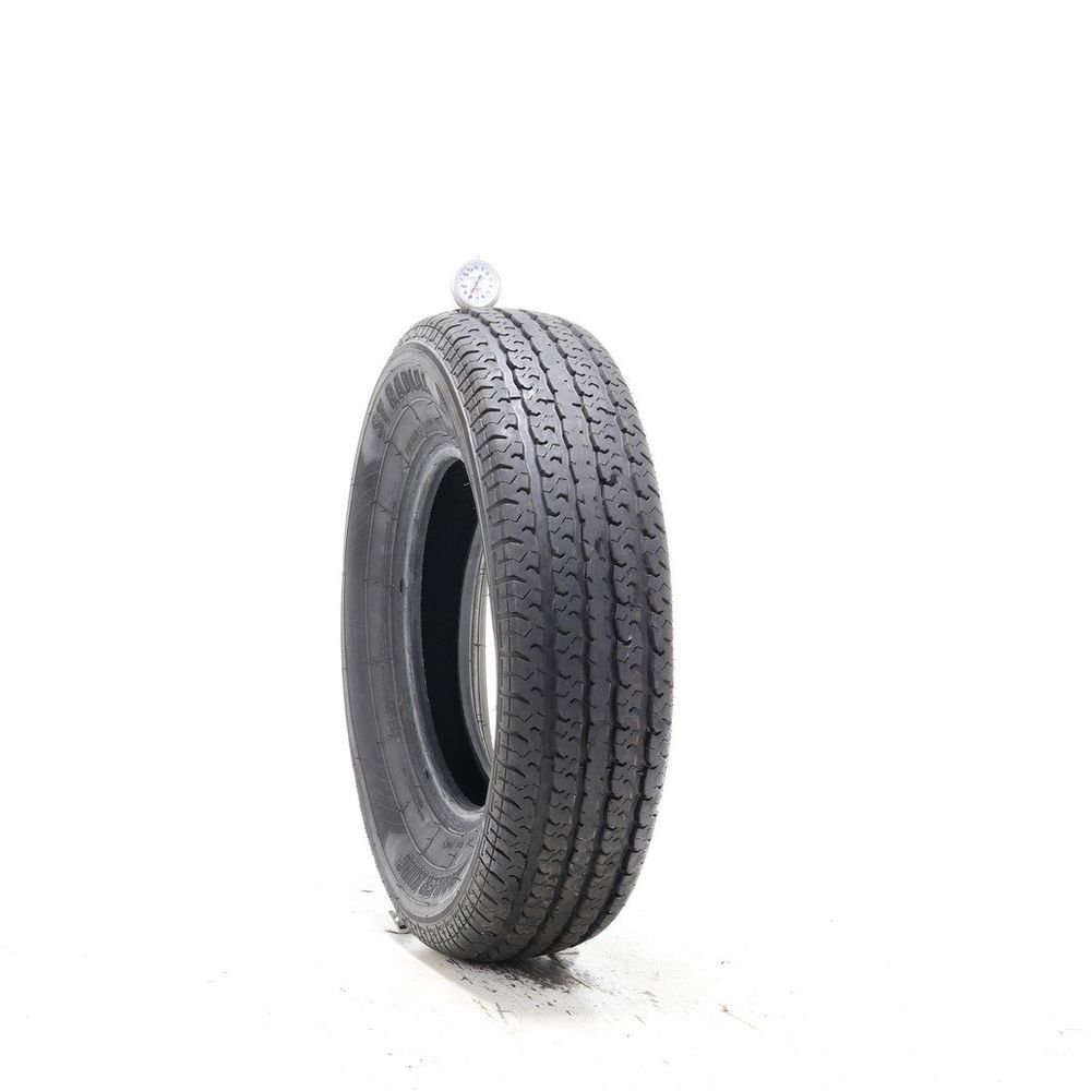 Set of (2) Used ST 205/75R14 Trailer King II ST Radial 100/96L - 8/32 - Image 1