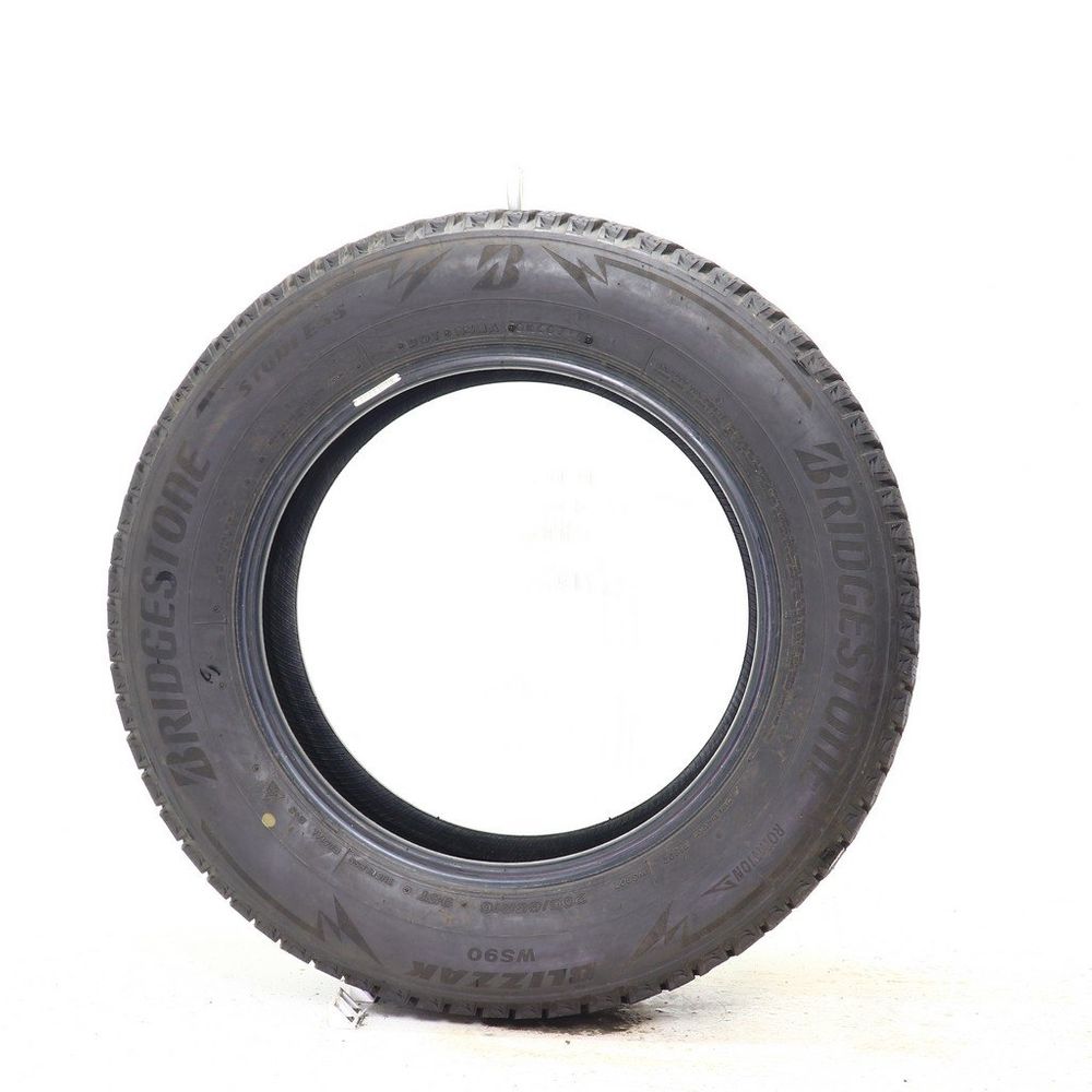 Set of (2) Used 205/65R16 Bridgestone Blizzak WS90 Studless 95T - 10/32 - Image 3