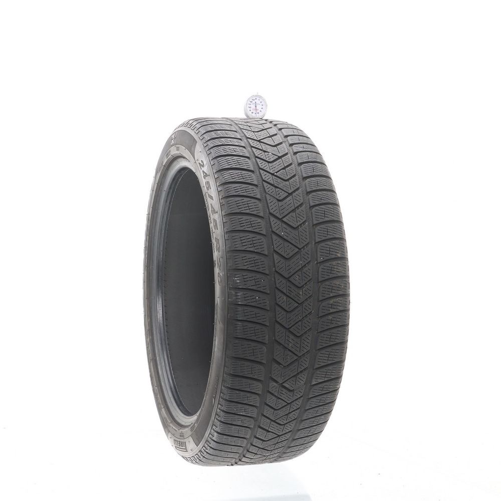 Set of (2) Used 245/45R20 Pirelli Scorpion Winter 103V - 6-6.5/32 - Image 4