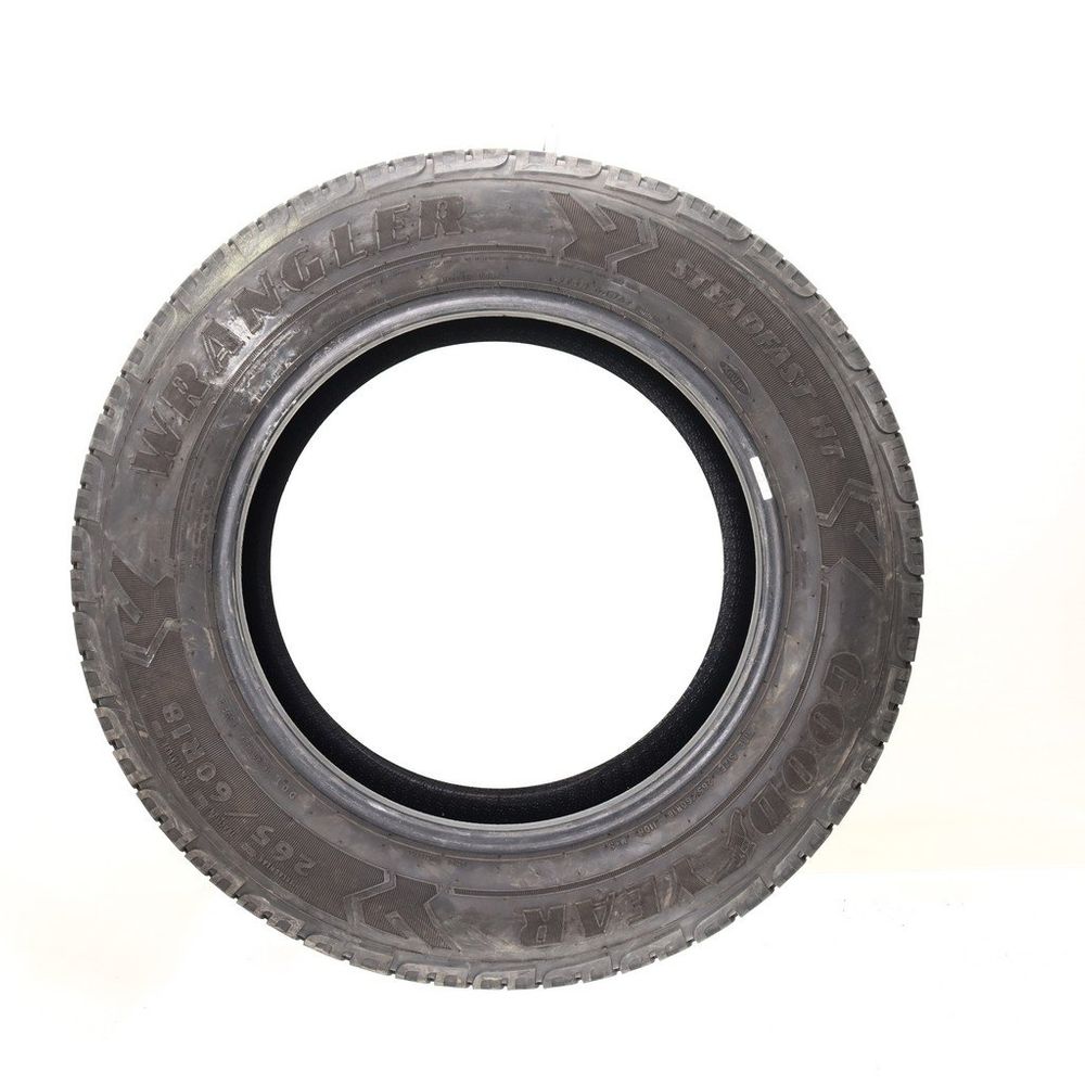 Set of (2) Used 265/60R18 Goodyear Wrangler Steadfast HT Kevlar 110H - 7.5-8.5/32 - Image 3