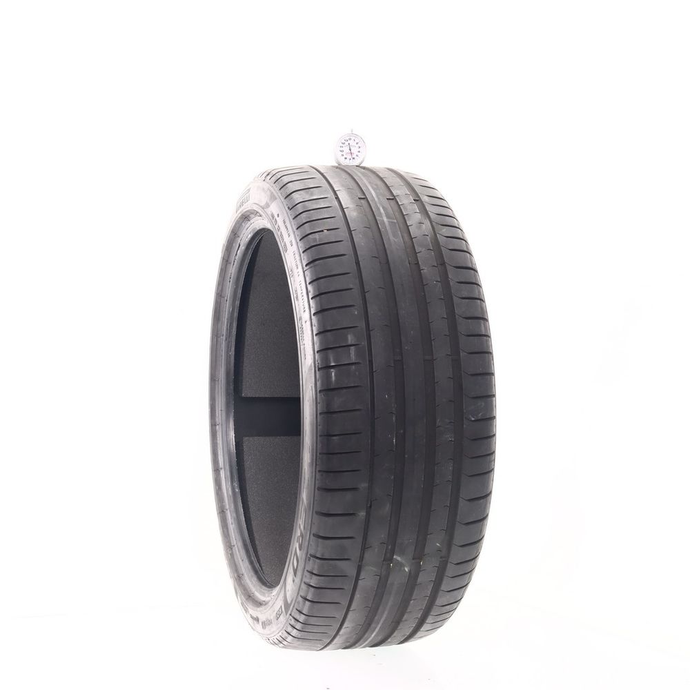 Set of (2) Used 255/40R21 Pirelli P Zero PZ4 R01 PNCS 102Y - 6.5/32 - Image 1