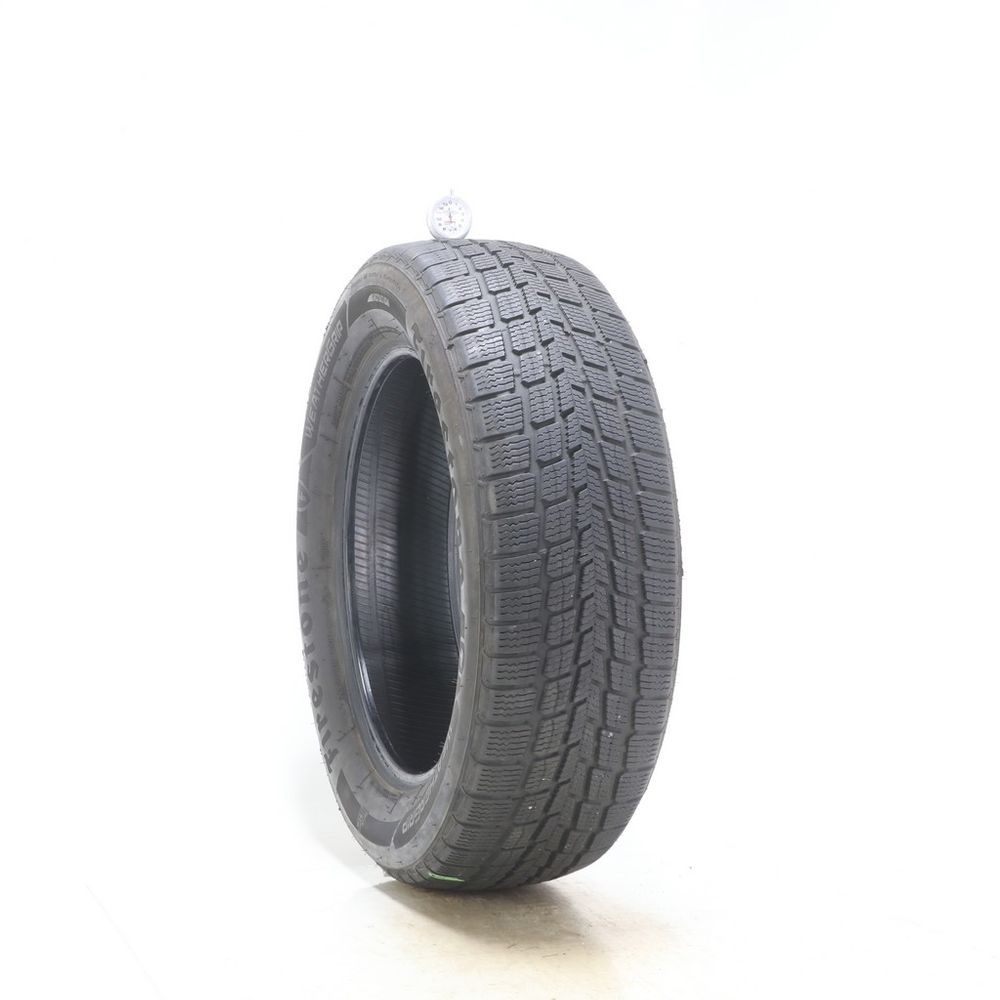 Set of (2) Used 225/60R18 Firestone WeatherGrip 100H - 6.5/32 - Image 1