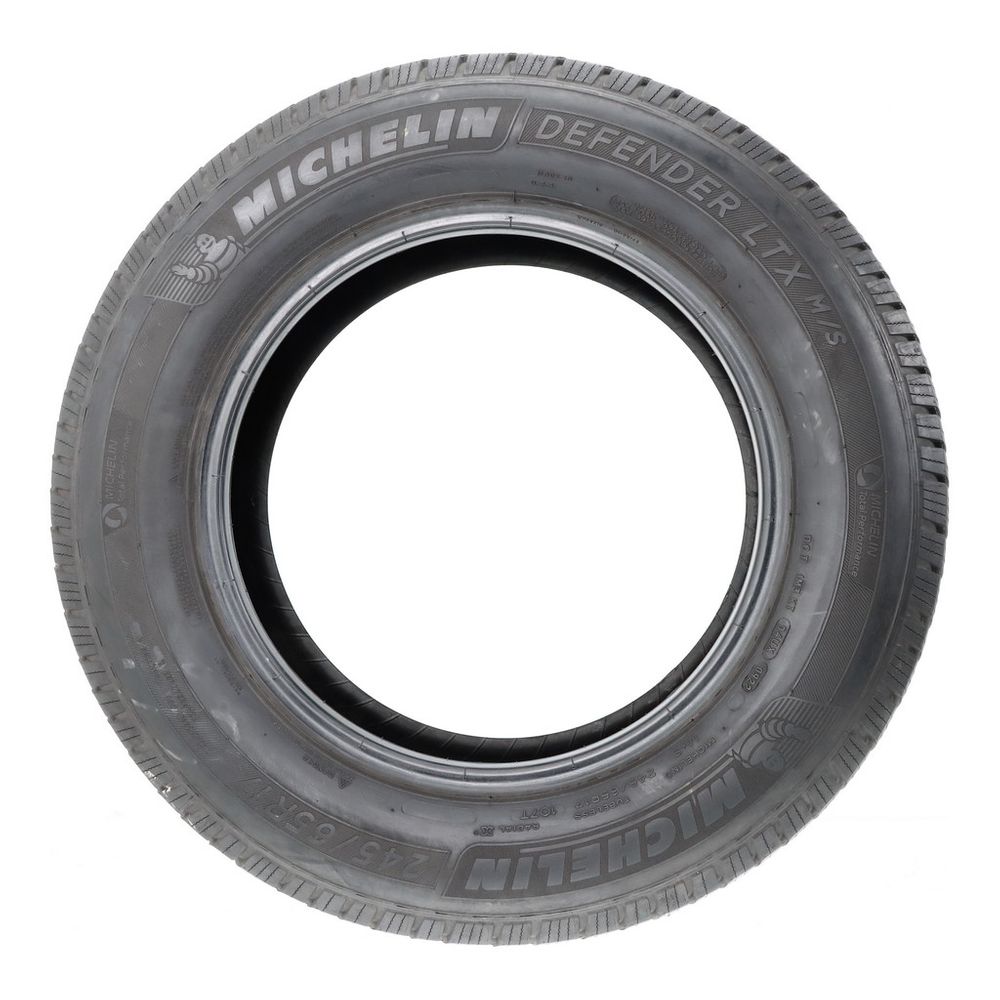 Set of (2) Used 245/65R17 Michelin Defender LTX M/S 107T - 10/32 - Image 3