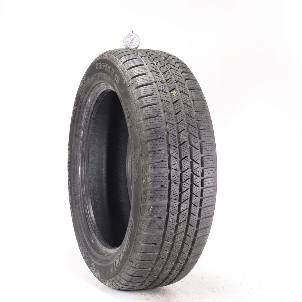 Set of (2) Used 235/55R19 Continental CrossContact Winter AO 101H - 7-8/32 - Image 4