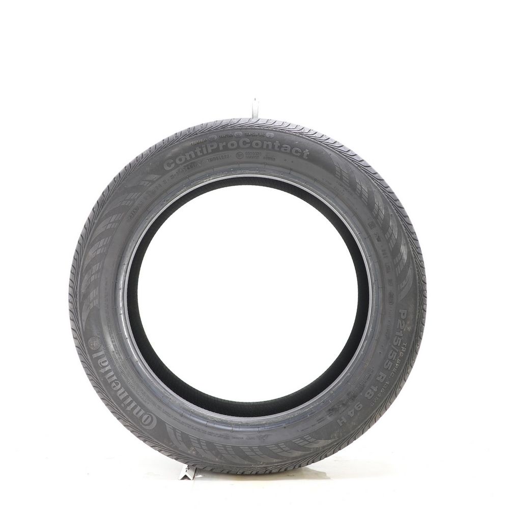 Set of (4) Used 215/55R18 Continental ContiProContact 94H - 5-6.5/32 - Image 6