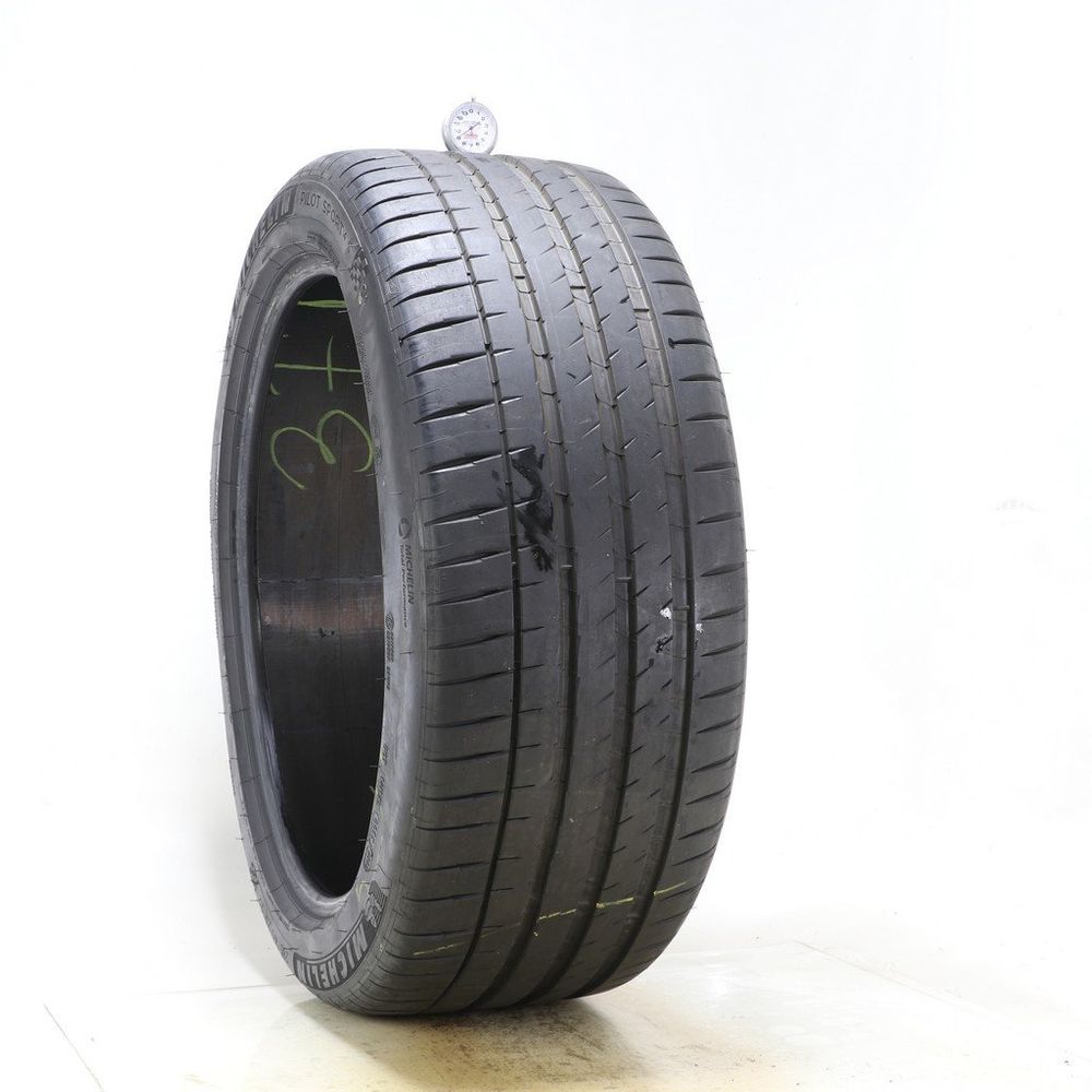 Set of (2) Used 285/40ZR22 Michelin Pilot Sport 4 S MO1 110Y - 8-9/32 - Image 4