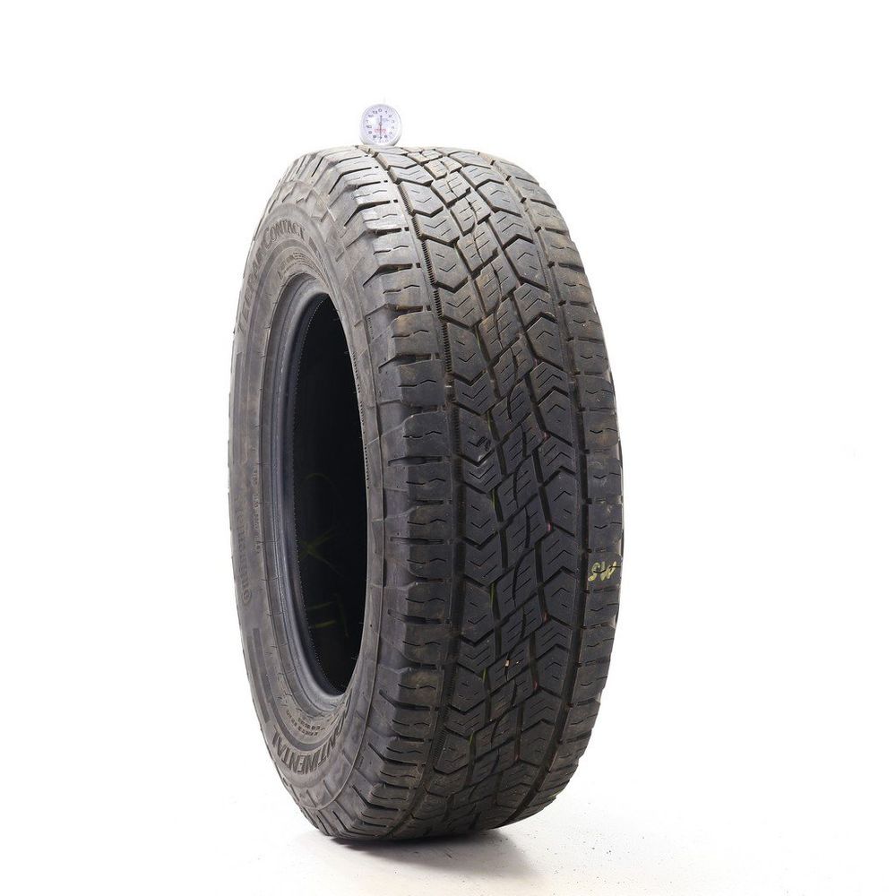 Set of (2) Used 265/65R18 Continental TerrainContact AT 114T - 7-7.5/32 - Image 1