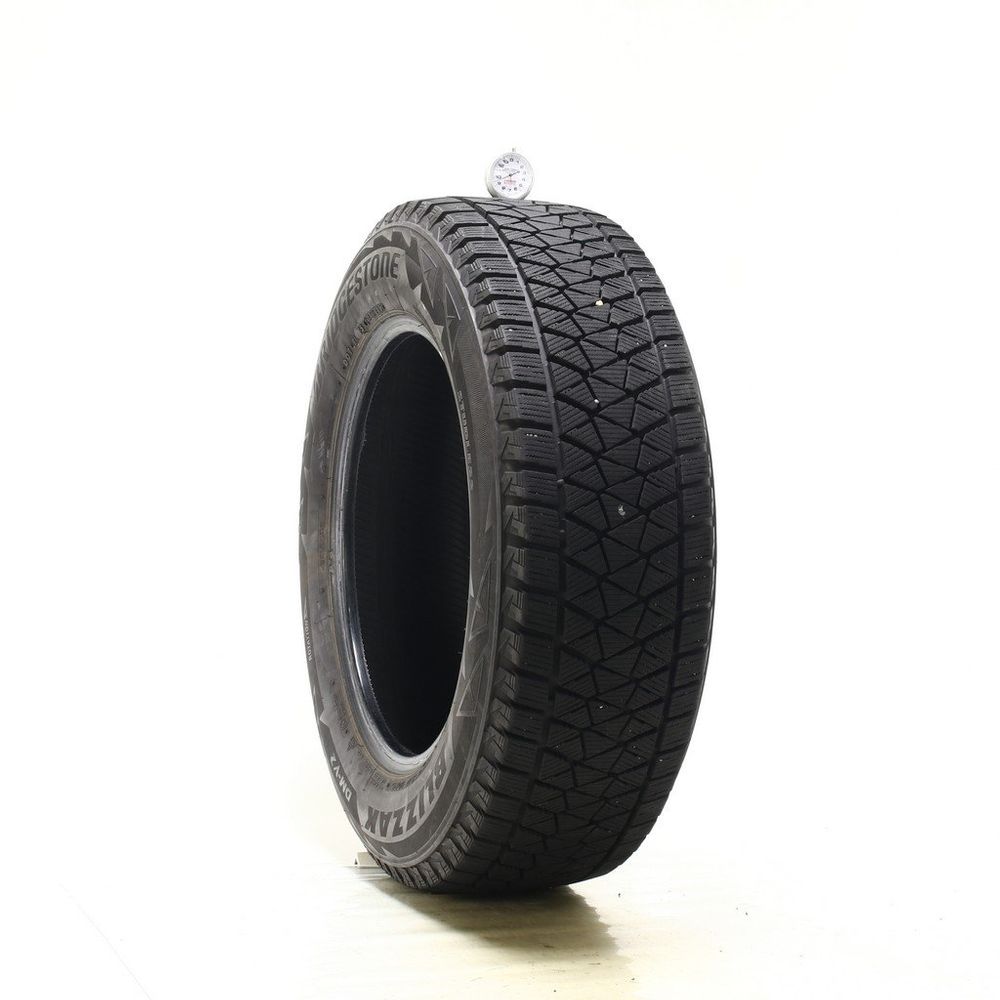 Set of (2) Used 225/65R17 Bridgestone Blizzak DM-V2 102S - 9.5-10/32 - Image 1
