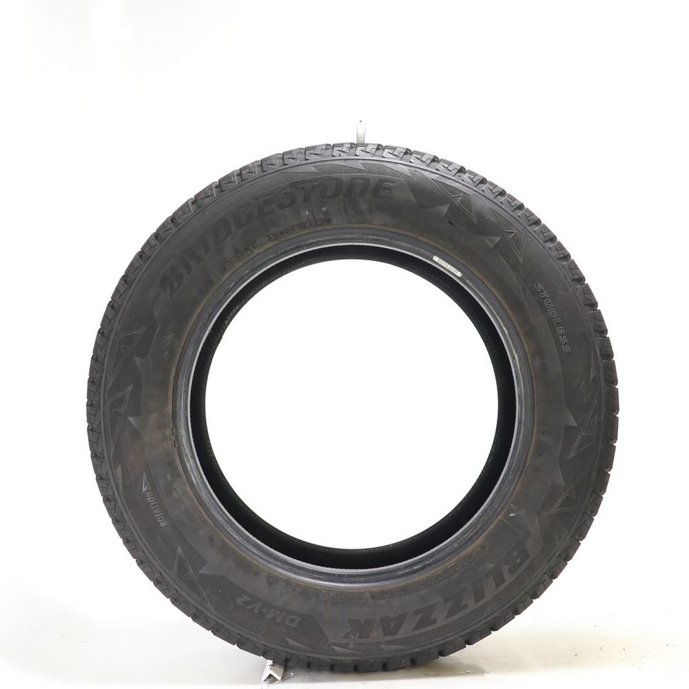 Set of (2) Used 225/65R17 Bridgestone Blizzak DM-V2 102S - 9.5-10/32 - Image 3