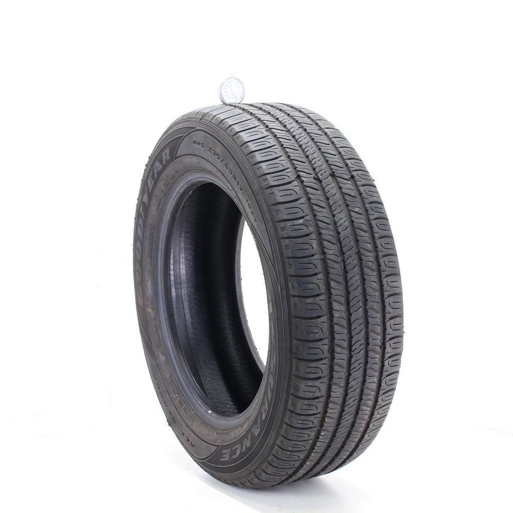 Set of (2) Used 235/60R17 Goodyear Assurance All-Season 102T - 6-7/32 - Image 1