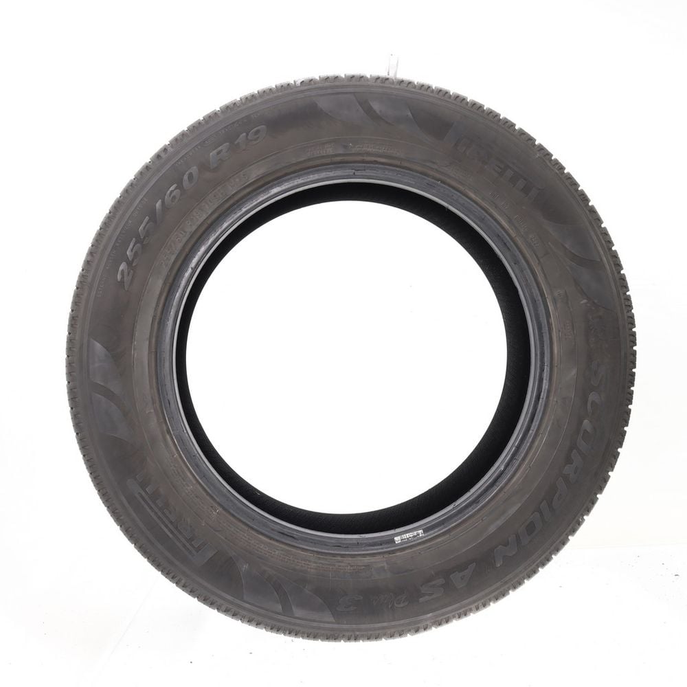 Set of (2) Used 255/60R19 Pirelli Scorpion AS Plus 3 109H - 6.5-8/32 - Image 6