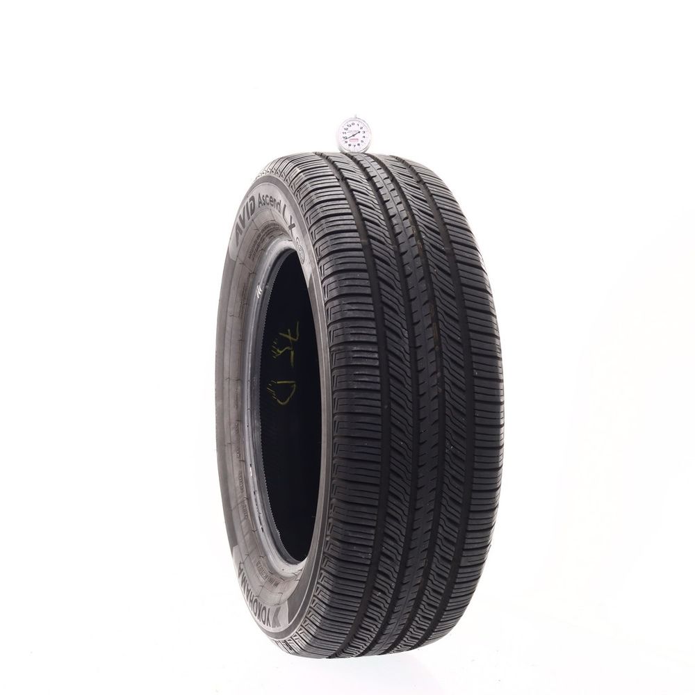 Set of (2) Used 225/60R17 Yokohama Avid Ascend LX 99H - 9.5/32 - Image 1