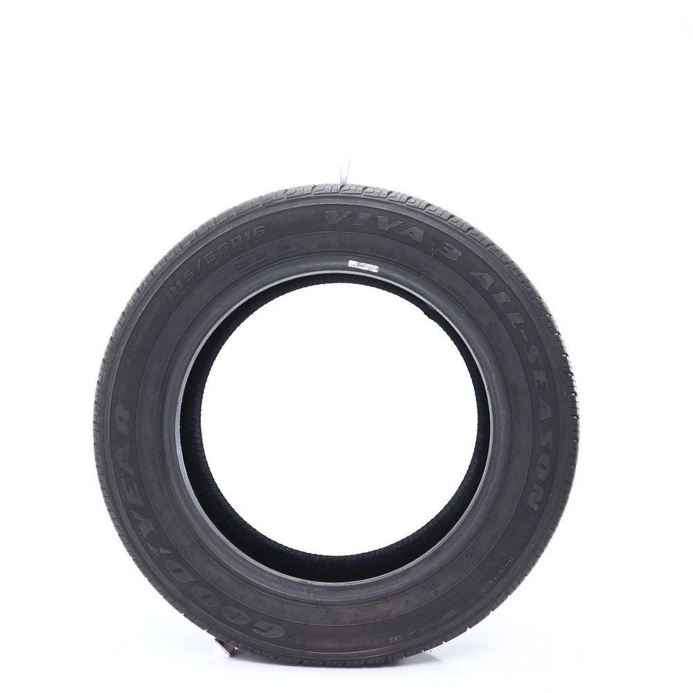 Set of (2) Used 215/55R16 Goodyear Viva 3 All Season 93H - 5.5-6/32 - Image 6