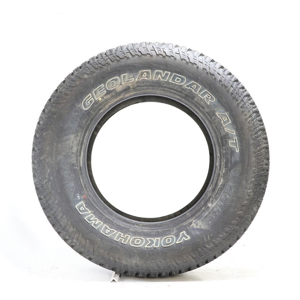 Set of (2) Driven Once 255/75R17 Yokohama Geolandar A/T G015 113T - 12.5/32 - Image 3