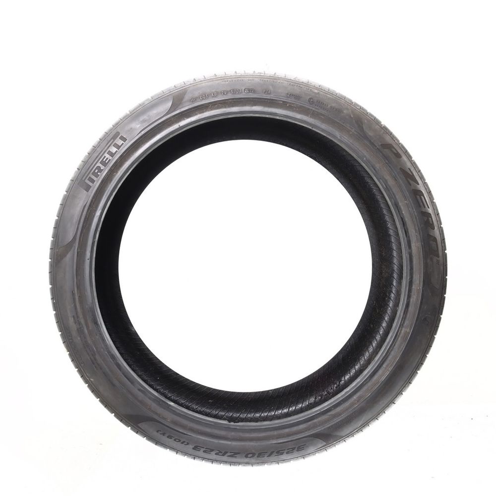 Set of (2) Used 325/30ZR23 Pirelli P Zero PZ4 L 109Y - 6-7/32 - Image 6