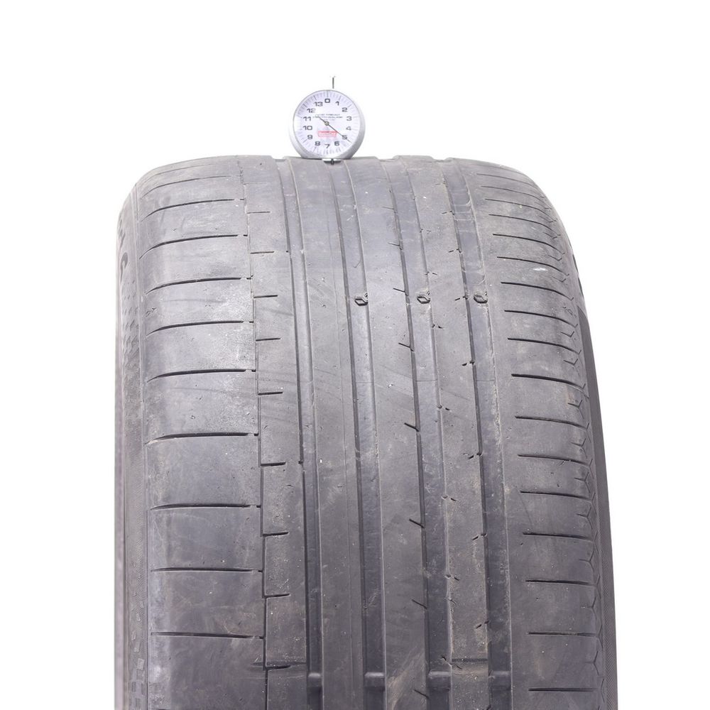 Set of (2) Used 285/40R22 Continental SportContact 6 AO ContiSilent 110Y - 5-6.5/32 - Image 2