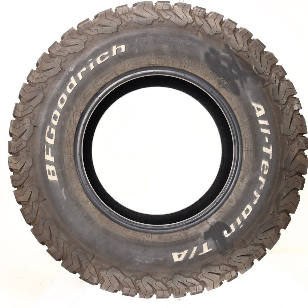 Set of (2) Used LT 35X12.5R17 BFGoodrich All-Terrain T/A KO2 121R E - 8.5-9.5/32 - Image 6