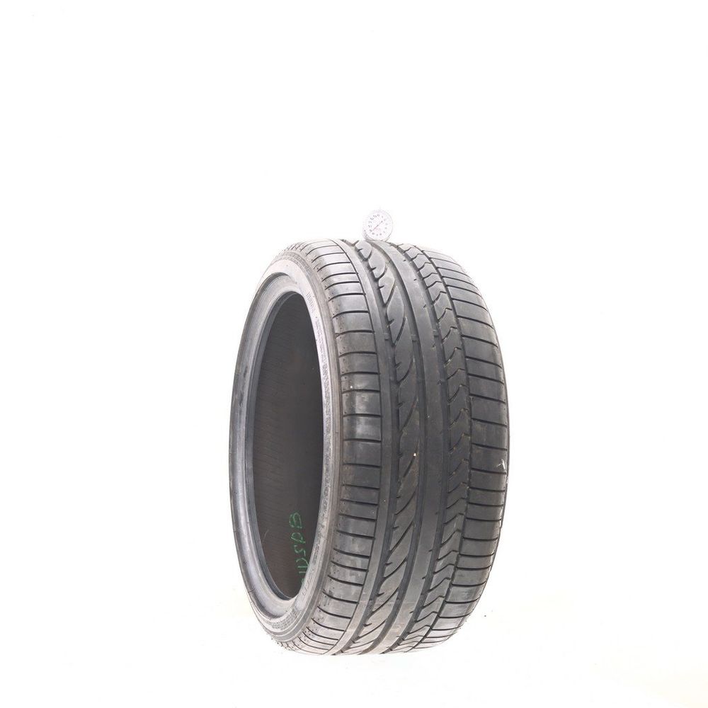 Set of (2) Used 255/35R18 Bridgestone Potenza RE050A RFT 90W - 8.5-9/32 - Image 1