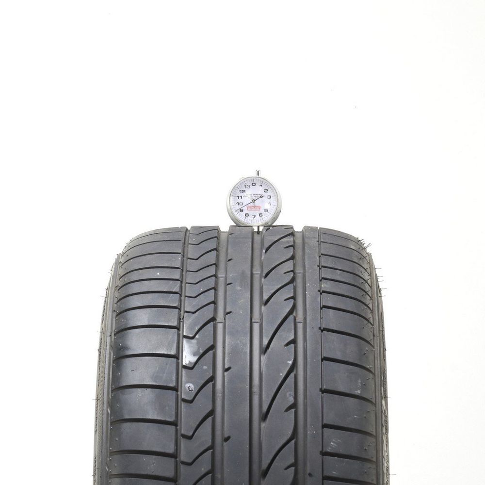 Set of (2) Used 255/35R18 Bridgestone Potenza RE050A RFT 90W - 8.5-9/32 - Image 5