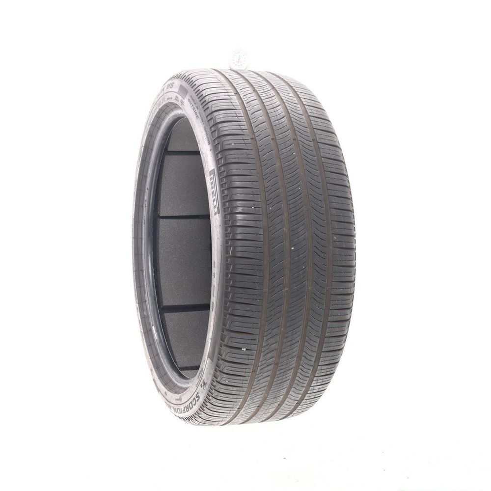 Set of (2) Used 285/40R23 Pirelli Scorpion MS LR PNCS 115Y - 7/32 - Image 1