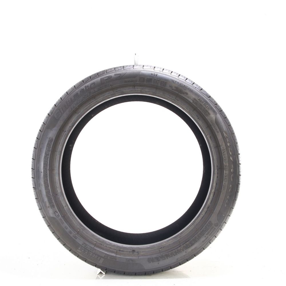 Used 245/40R18 Pirelli Cinturato P7 MOE Run Flat 97H - 6.5/32 - Image 3