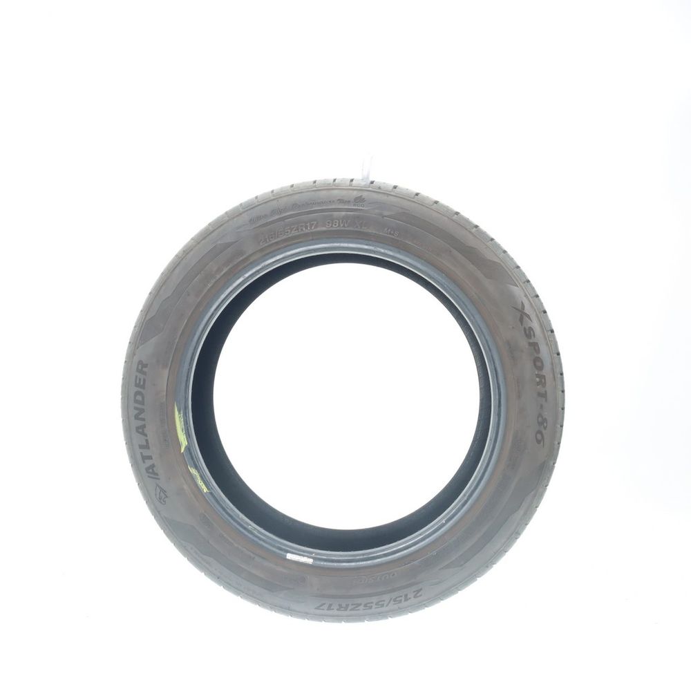 Set of (2) Used 215/55ZR17 Atlander XSport-86 98W - 7.5-8/32 - Image 3
