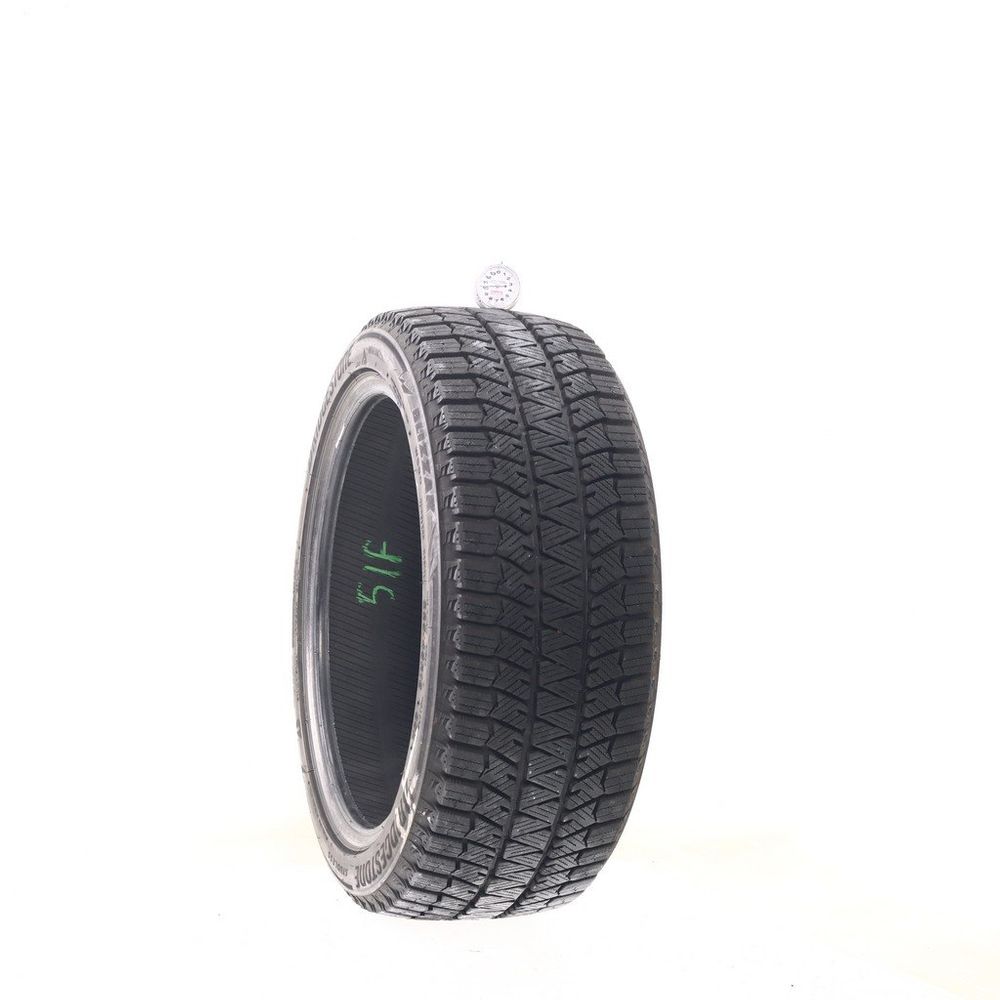 Set of (2) Used 225/45R18 Bridgestone Blizzak WS90 Studless 95H - 10/32 - Image 1