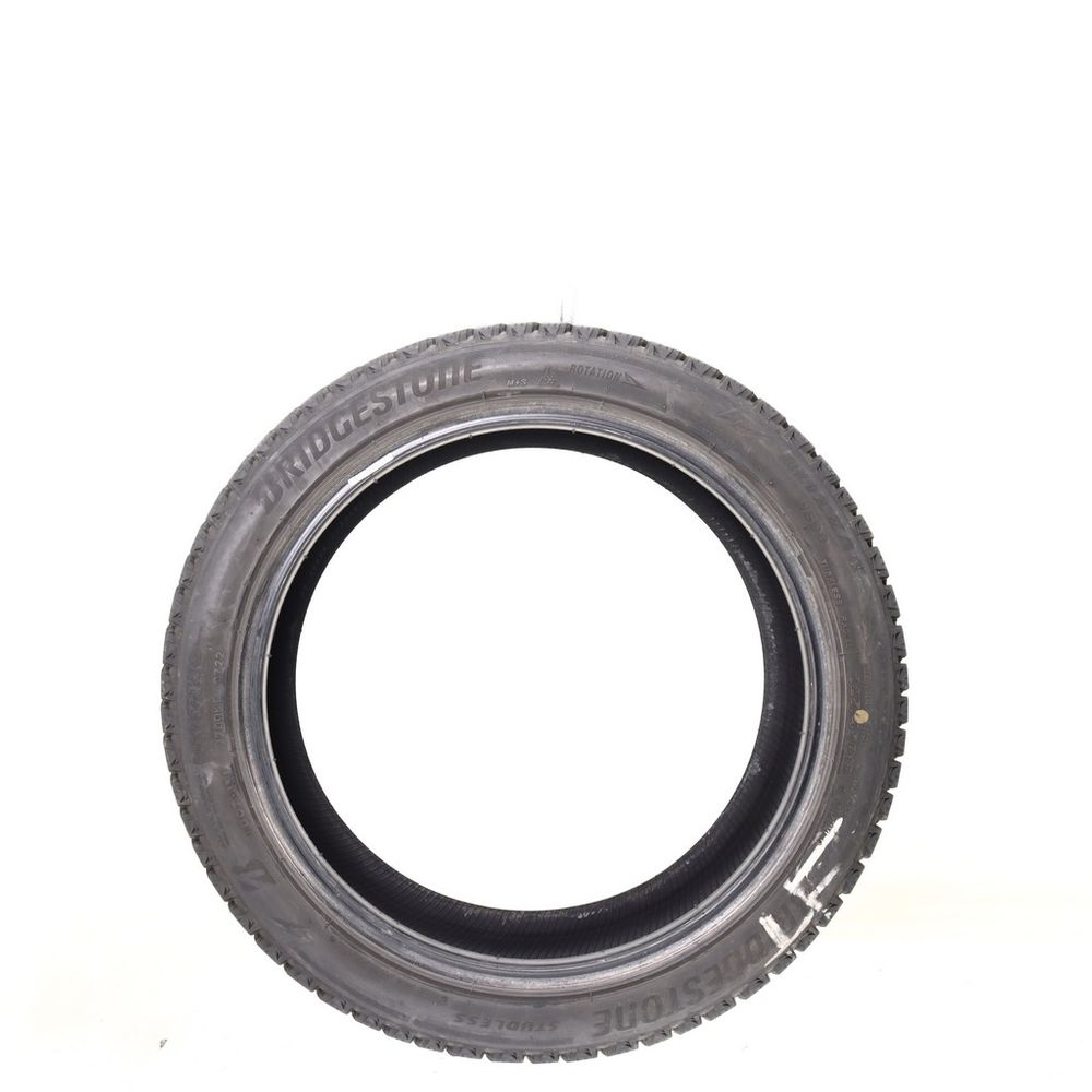 Set of (2) Used 225/45R18 Bridgestone Blizzak WS90 Studless 95H - 10/32 - Image 3
