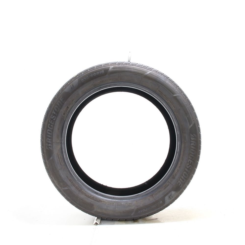 Set of (2) Used 235/50R18 Bridgestone WeatherPeak 97V - 7-8/32 - Image 3