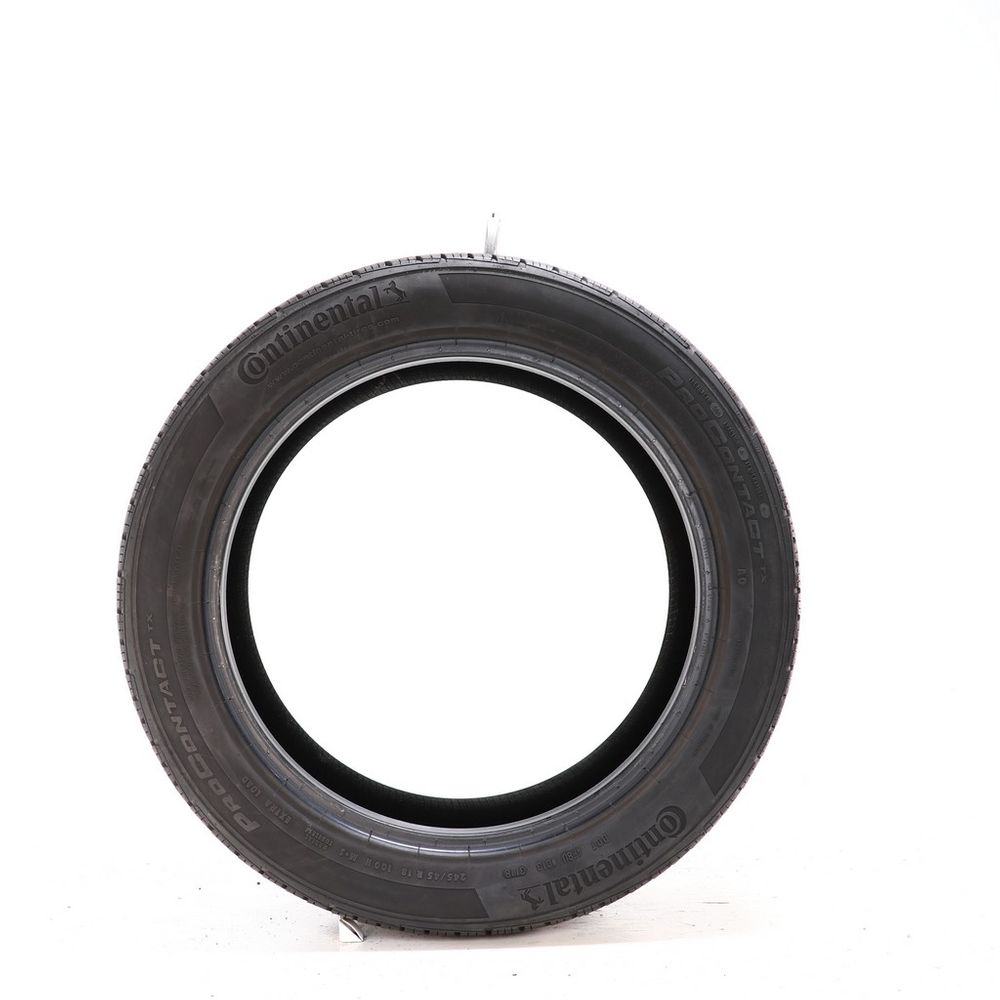 Set of (2) Used 245/45R18 Continental ProContact TX AO 100H - 6.5-7/32 - Image 3