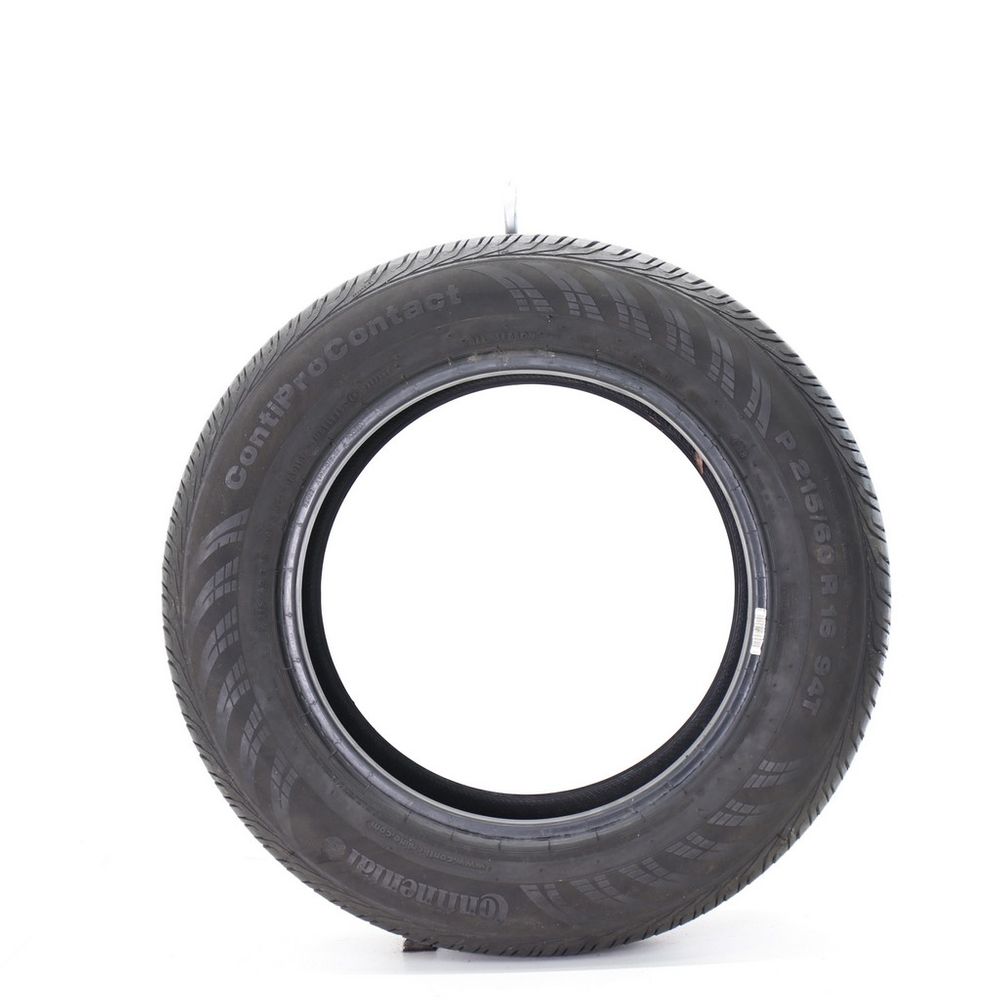 Set of (2) Used 215/60R16 Continental ContiProContact 94T - 8.5/32 - Image 3