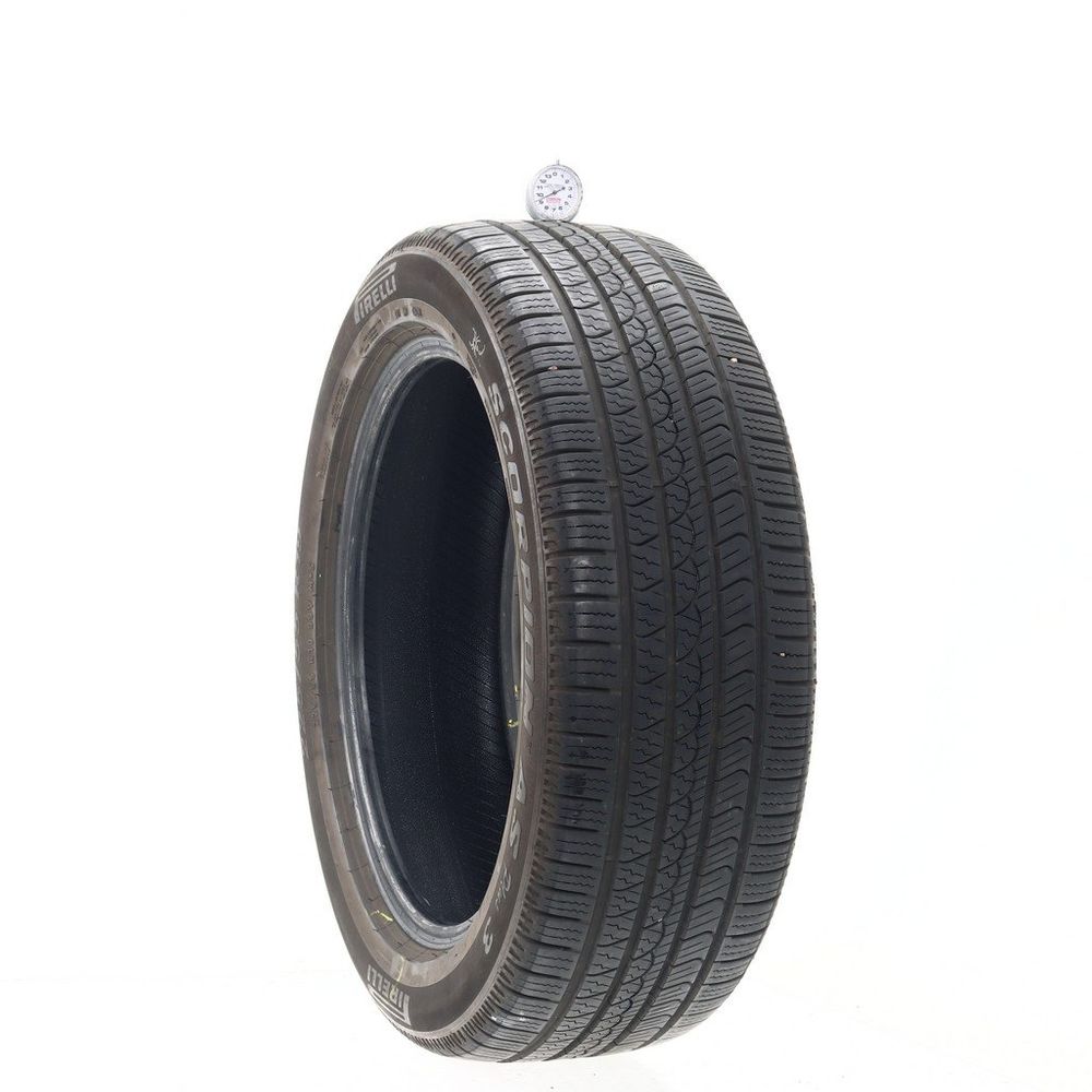 Set of (2) Used 225/55R19 Pirelli Scorpion AS Plus 3 99V - 9-9.5/32 - Image 1