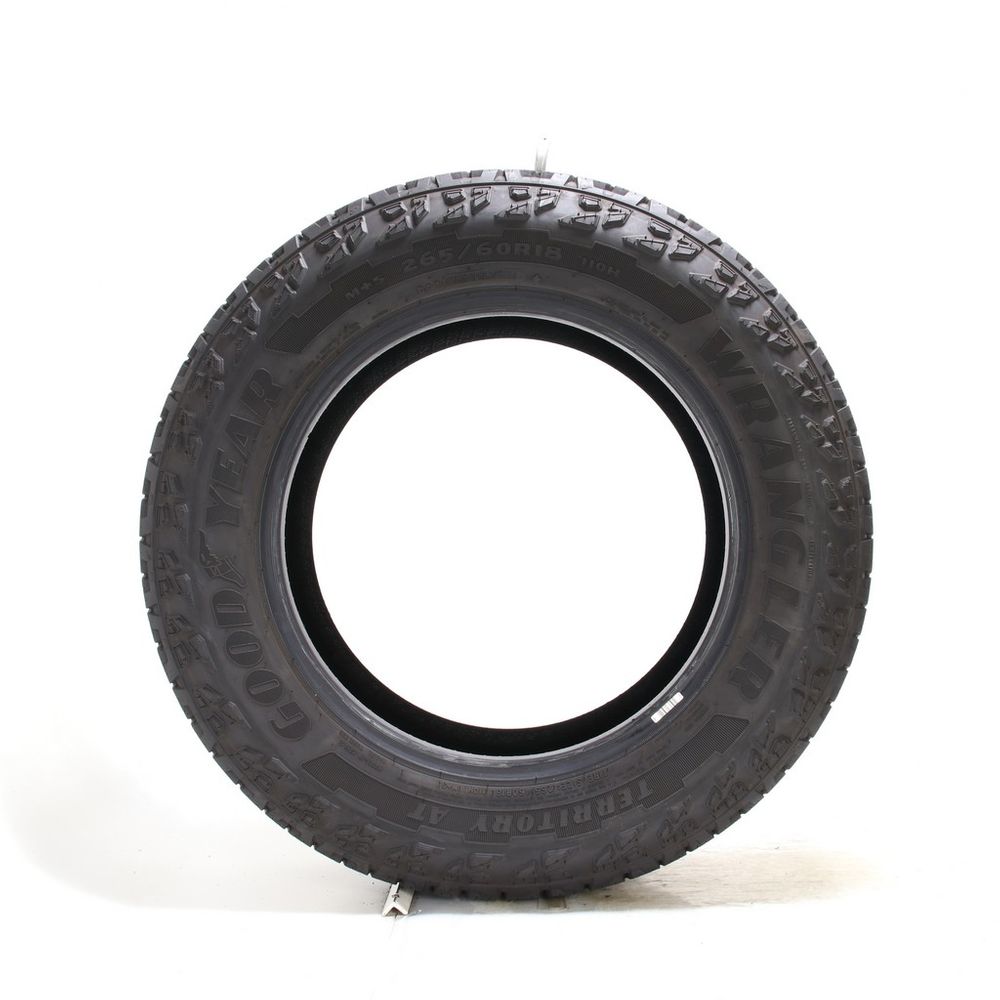 Set of (2) Used 265/60R18 Goodyear Wrangler Territory AT 110H - 10/32 - Image 3