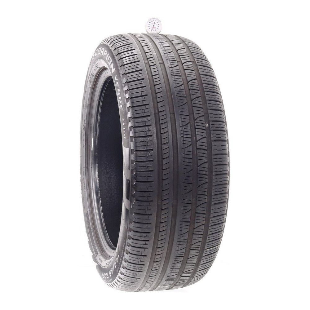 Set of (2) Used 285/45R20 Pirelli Scorpion Verde Run Flat AOE1 112H - 6.5-7.5/32 - Image 4