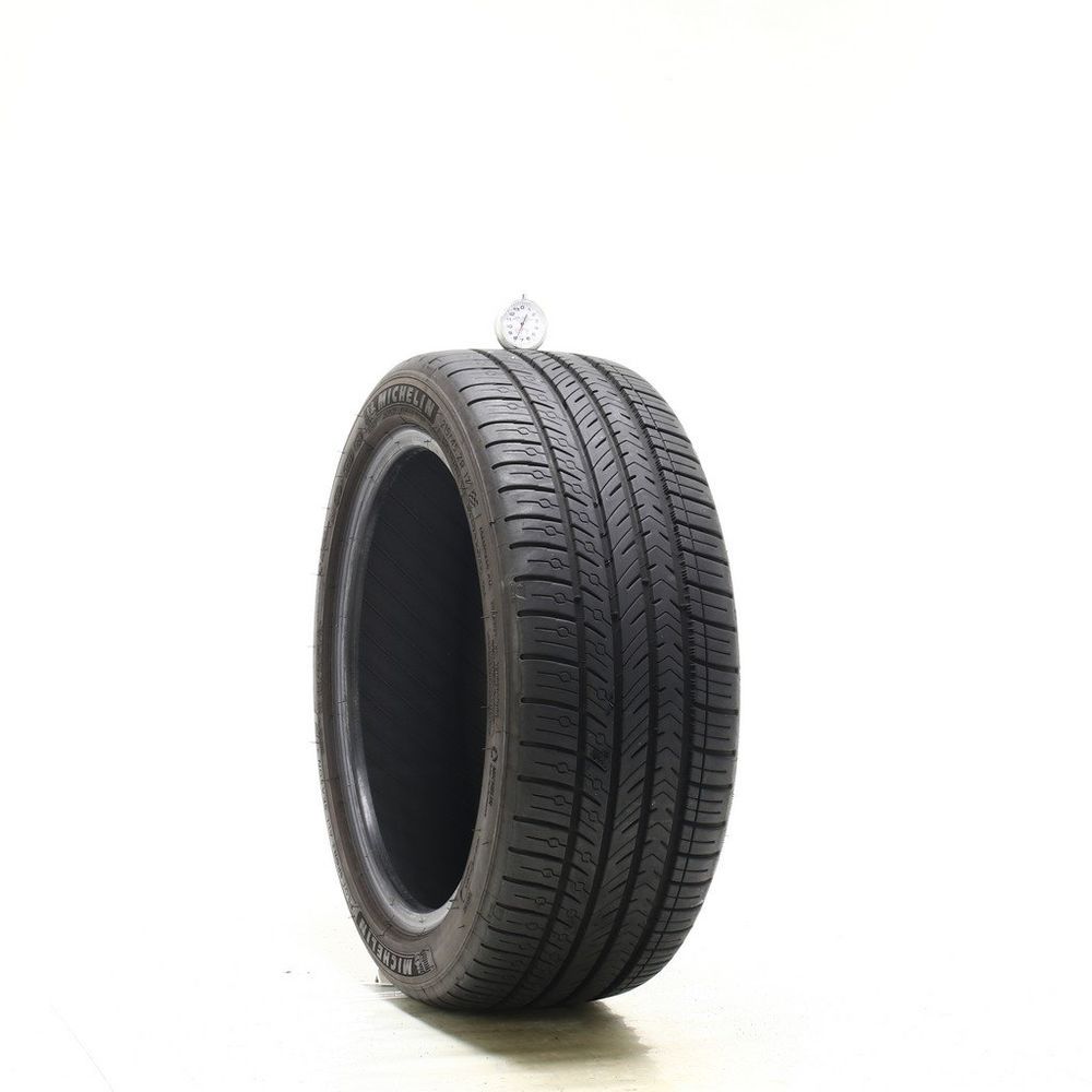 Set of (4) Used 215/45ZR17 Michelin Pilot Sport All Season 4 91Y - 7.5-8/32 - Image 1