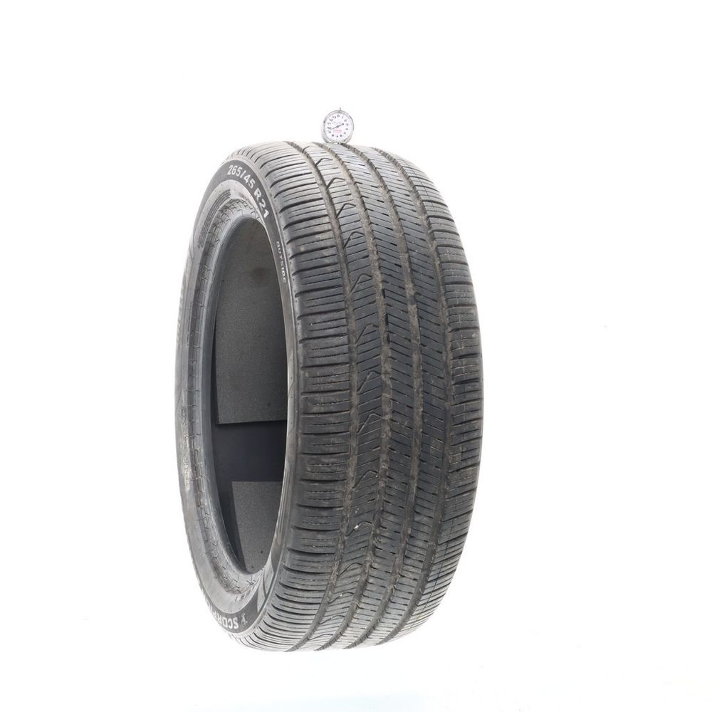 Set of (2) Used 265/45R21 Pirelli Scorpion Zero AS Plus 3 Elect PNCS 108Y - 8-9.5/32 - Image 4