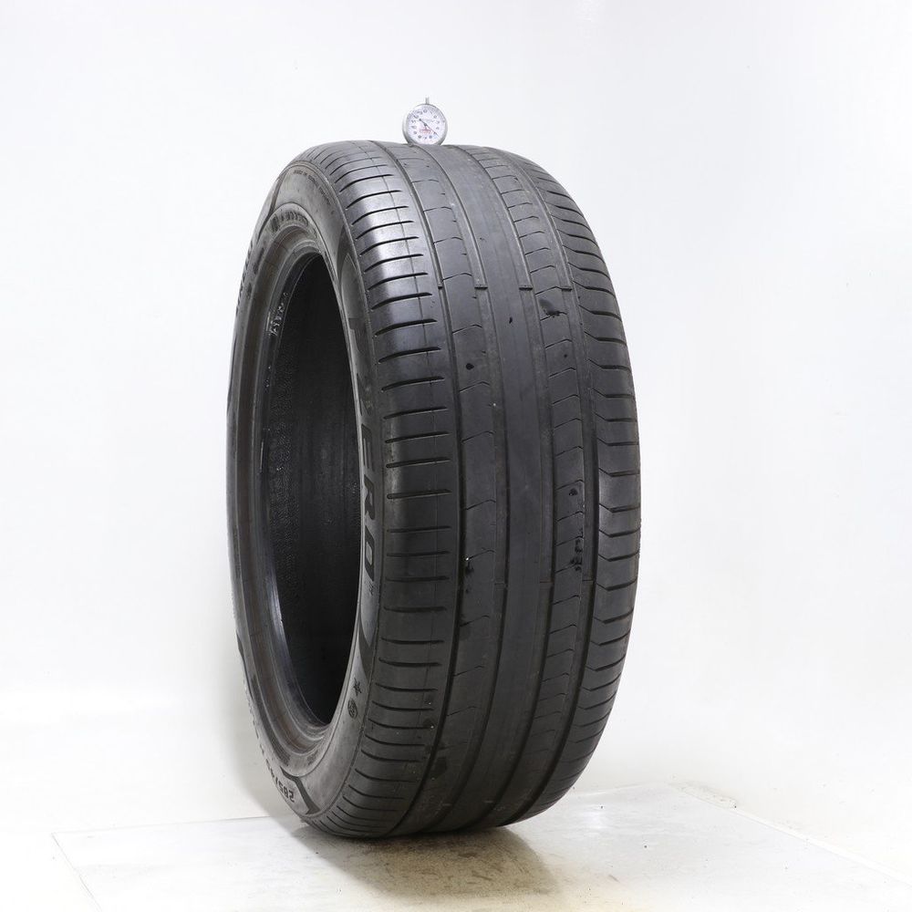 Used 285/45R21 Pirelli P Zero PZ4 Run Flat 113Y - 5/32 - Image 1