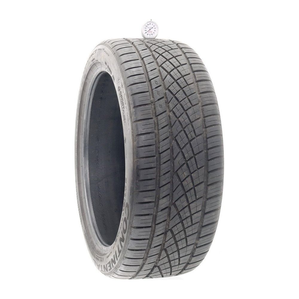 Set of (2) Used 245/40ZR19 Continental ExtremeContact DWS06 Plus 98Y - 9-10/32 - Image 1