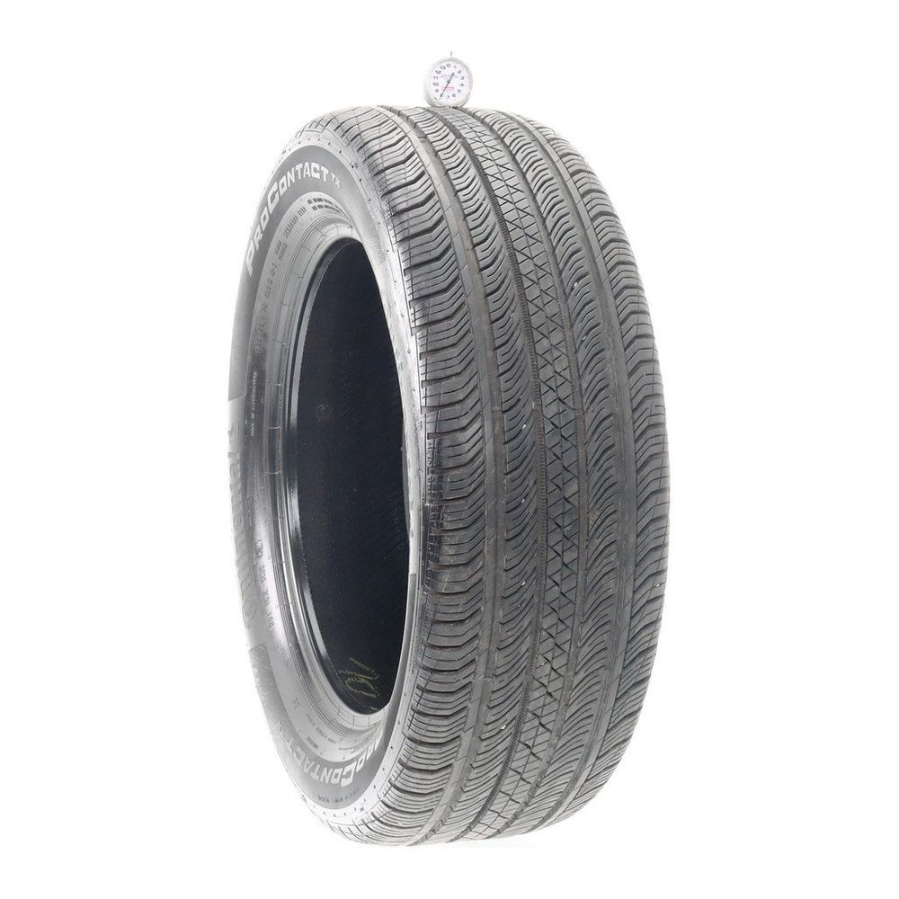 Set of (2) Used 235/55R18 Continental ProContact TX AO 100H - 8-9/32 - Image 1