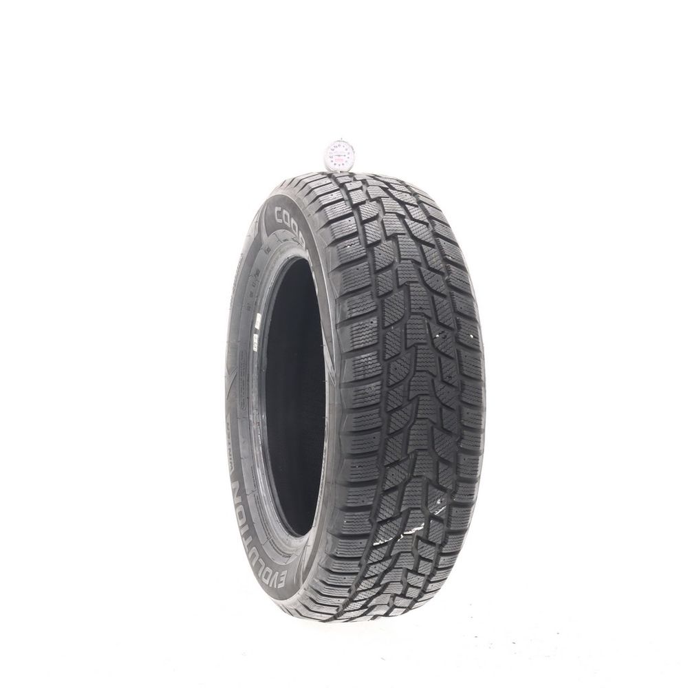 Set of (2) Used 225/60R17 Cooper Evolution Winter 99T - 10.5/32 - Image 1