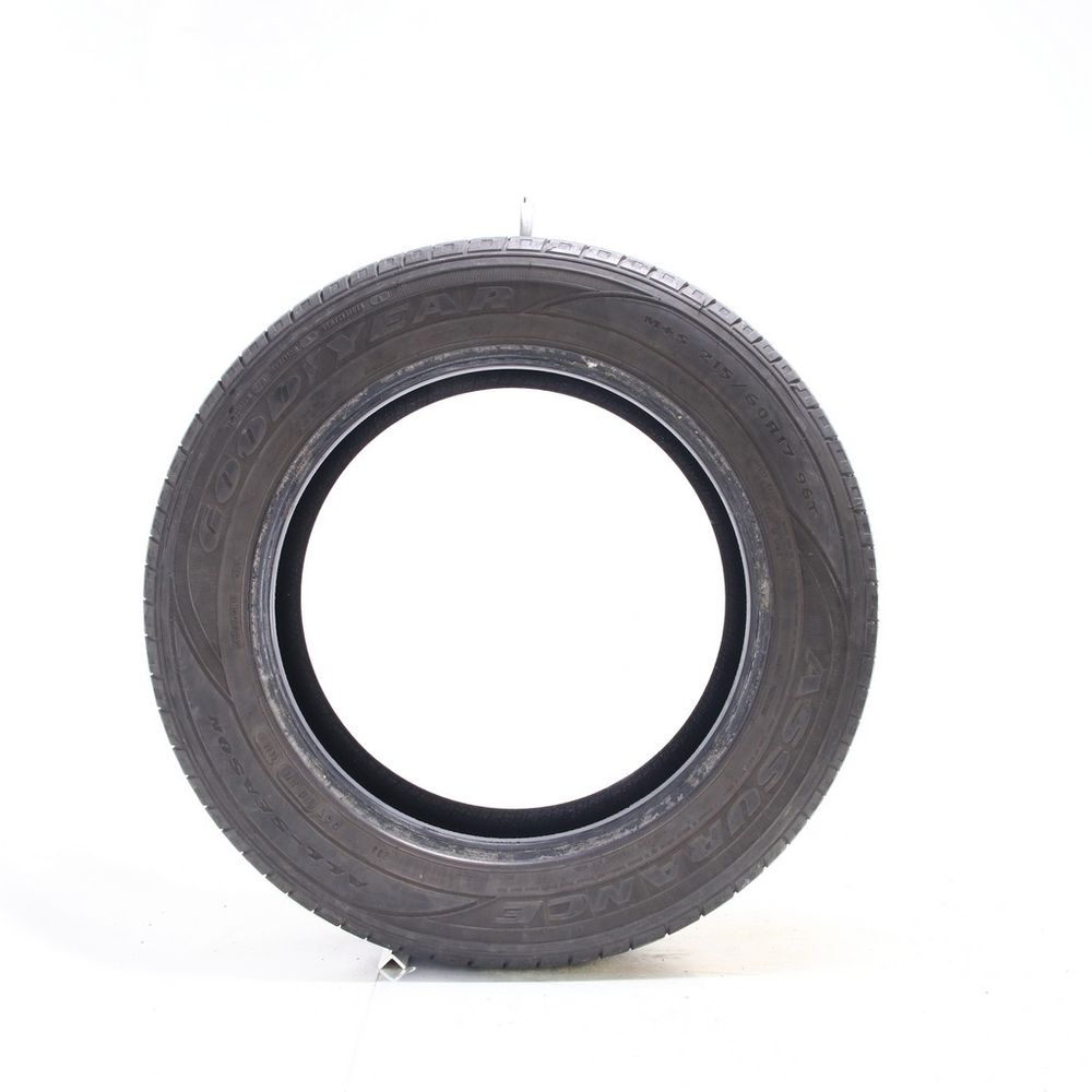 Set of (2) Used 215/60R17 Goodyear Assurance All-Season 96T - 6/32 - Image 3