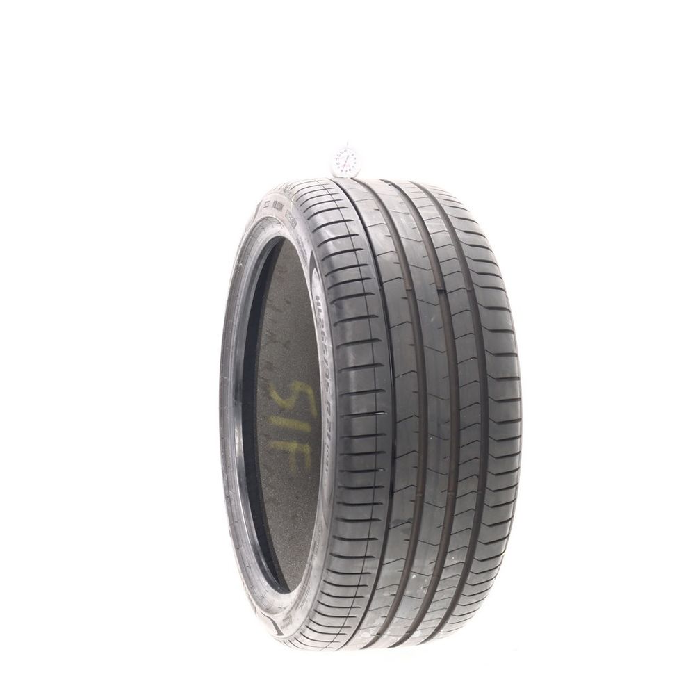 Set of (4) Used 265/35R21 Pirelli P Zero PZ4 LM1 Elect PNCS 103Y - 7-8/32 - Image 4