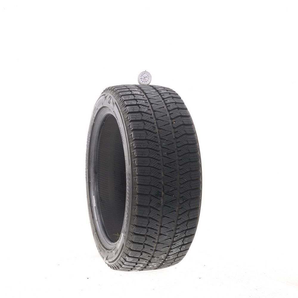 Set of (2) Used 245/45R18 Bridgestone Blizzak WS90 Studless 100H - 9.5-10/32 - Image 1