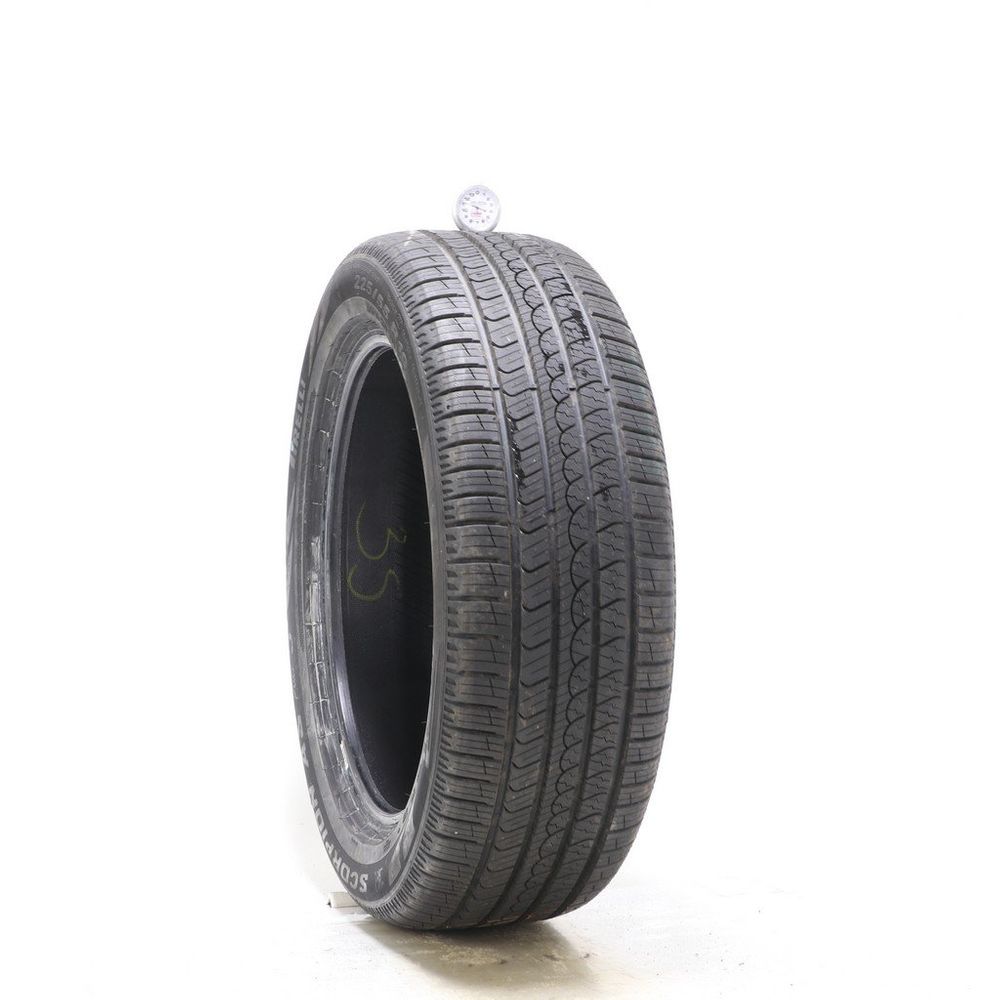 Set of (2) Used 225/55R19 Pirelli Scorpion AS Plus 3 99V - 10-11/32 - Image 4