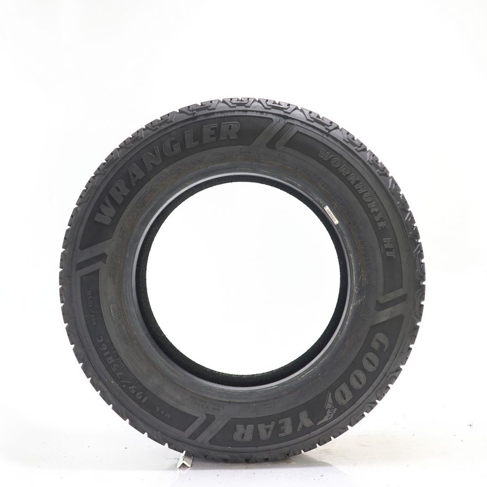 Set of (2) Driven Once 195/75R16C Goodyear Wrangler Workhorse HT 107/105R - 12/32 - Image 3