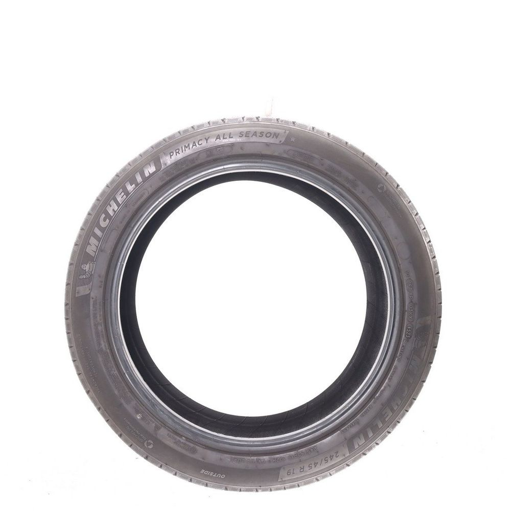 Set of (4) Used 245/45R19 Michelin Primacy All Season 102H - 6-6.5/32 - Image 6