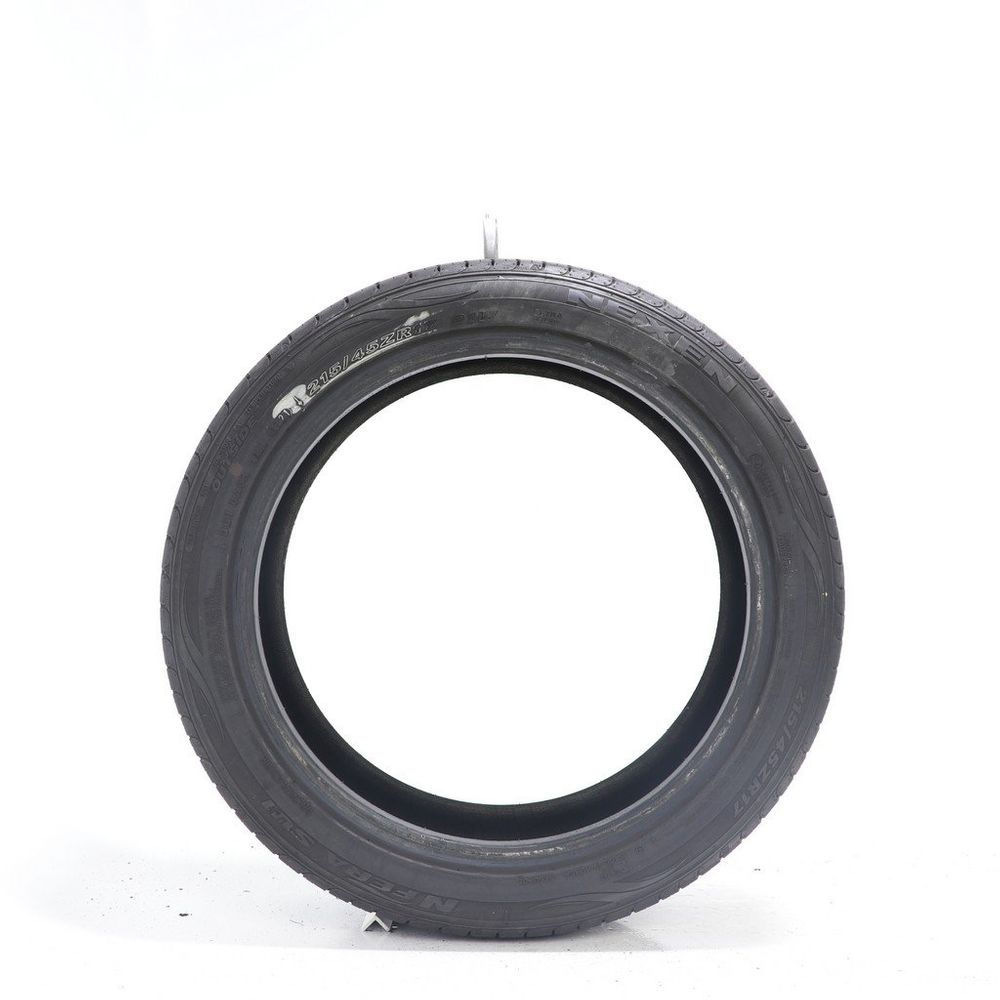 Set of (2) Used P 215/45ZR17 Nexen N Fera SU1 91W - 8.5-9/32 - Image 3