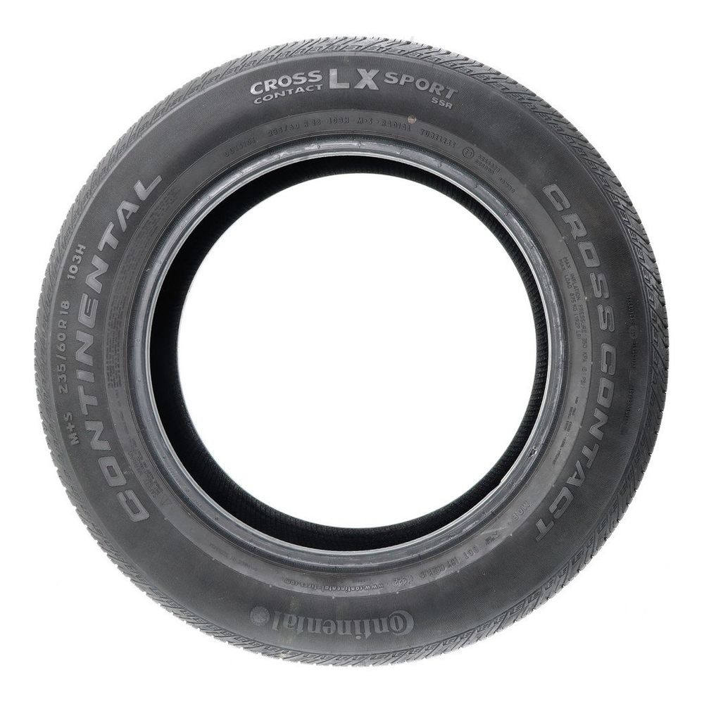 Set of (4) Used 235/60R18 Continental CrossContact LX Sport SSR MOE 103H - 7.5/32 - Image 3