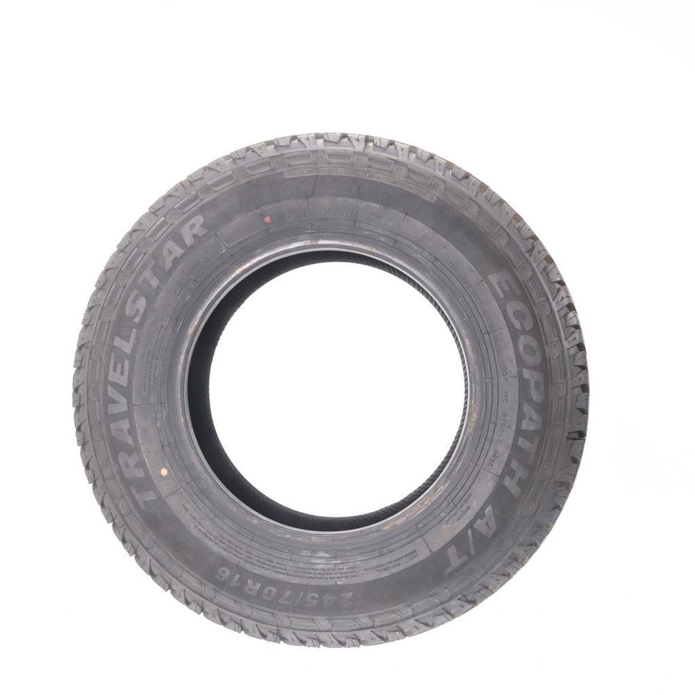 Set of (4) Driven Once 245/70R16 Travelstar Ecopath A/T 107T - 12/32 - Image 3