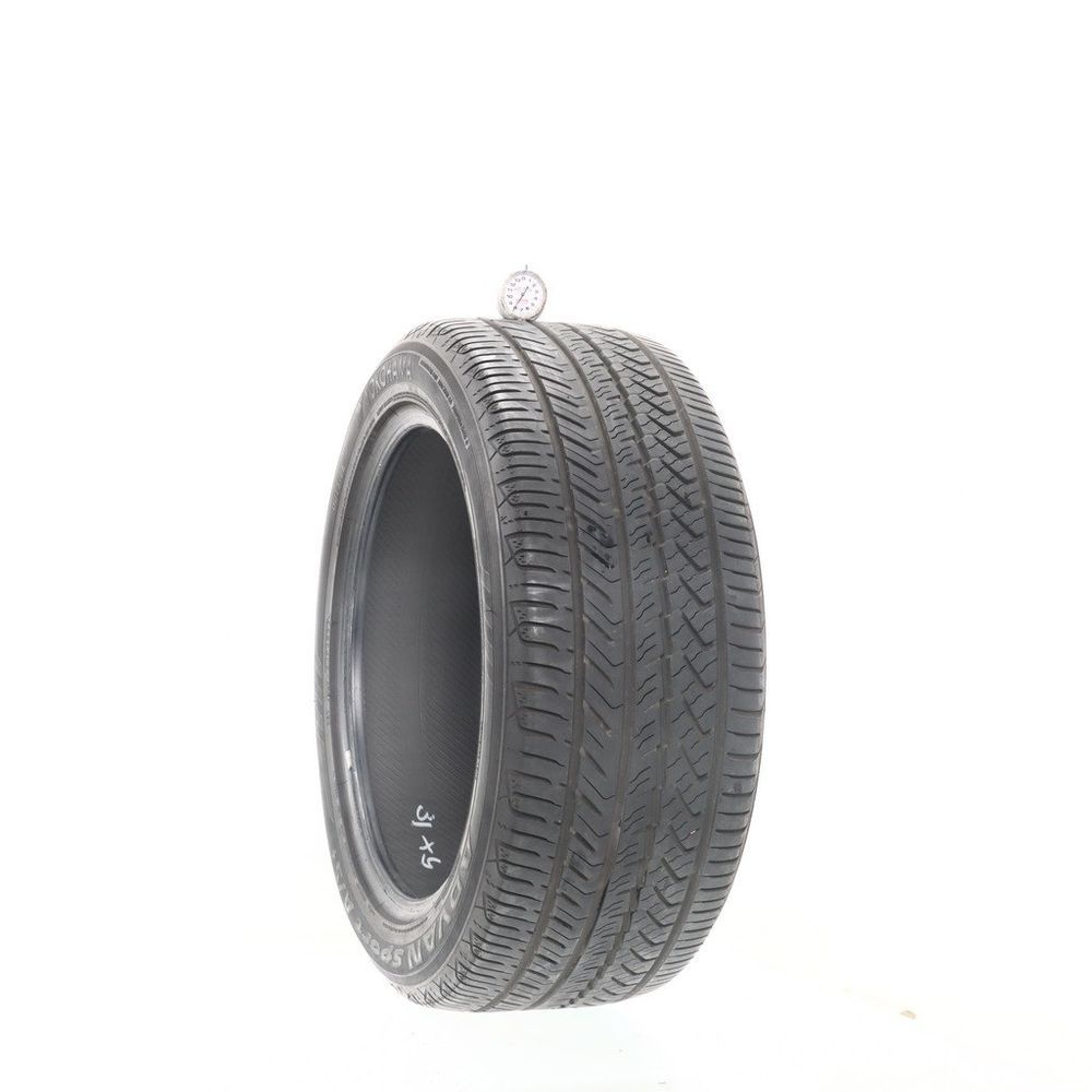 Set of (2) Used 255/45R18 Yokohama Advan Sport A/S Plus 99Y - 8-8.5/32 - Image 1